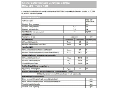MIKA TURBÓCSÖVES VENTILÁTOROS IONIZÁCIÓS KONDENZÁCIÓS VÁLTÓSZELEPES MINIKAZÁN 6KW FŰTŐKÉSZÜLÉK !!