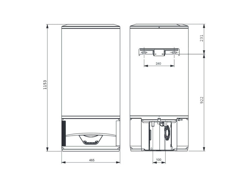 ARISTON LYDOS HYBRID 100 LITERES, HŐSZIVATTYÚS VILLANYBOJLER