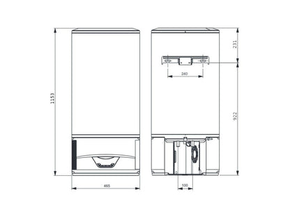 ARISTON LYDOS HYBRID 100 LITERES, HŐSZIVATTYÚS VILLANYBOJLER