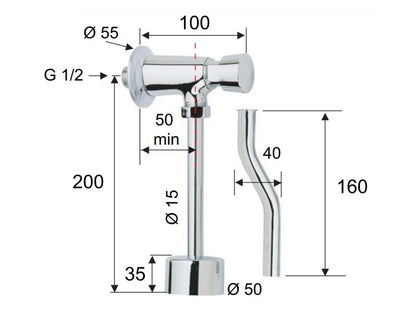 TEMPOR VIZELDE ÖBLÍTŐSZELEP - NYOMÓGOMBOS REMER