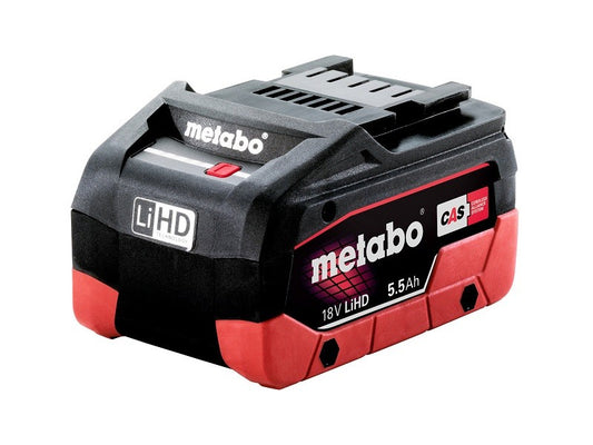 METABO AKKUMULÁTOR, LIHD AKKUEGYSÉG 18 V - 5,5 AH, AIR COOLED