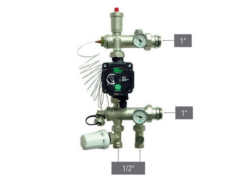 COMISA OSZTÓ KEVERŐEGYSÉG + SZIVATTYÚ KOMPLETT PADLÓFŰTÉSHEZ
