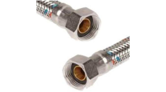 1/2"X3/8"X50 BB VÍZ BEKÖTŐCSŐ SPA. INOX FOCUS