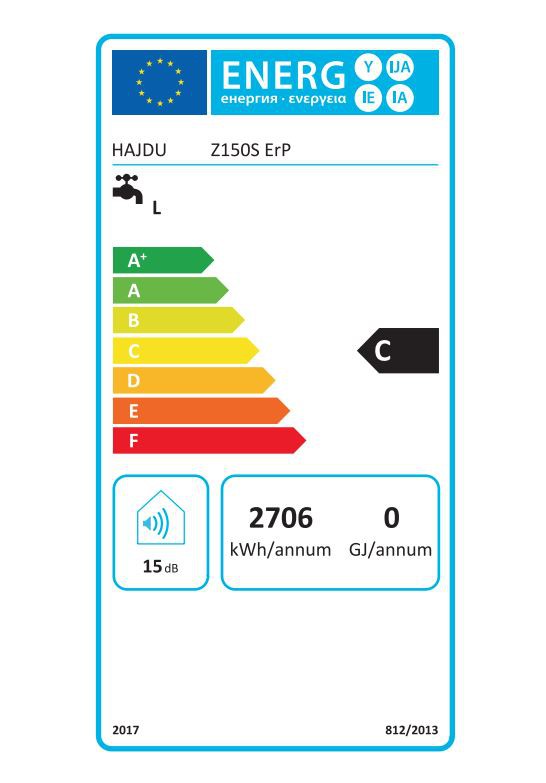 HAJDU VILLANYBOJLER ÁLLÓ Z150 S ERP