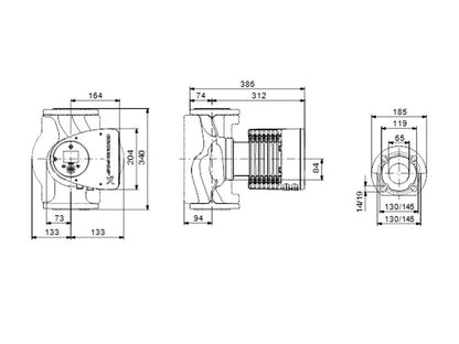 GRUNDFOS MAGNA3 65-120F 340 1X230 CSP HW