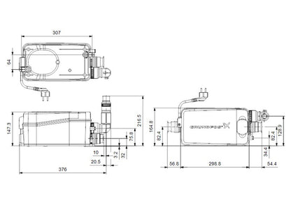 GRUNDFOS SOLOLIFT2 D-2 SZENNYVÍZ ÁTEMELŐ SZIVATTYÚ