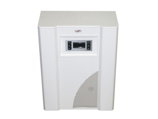 MIKA GRAVITÁCIÓS PARAPETES VENTILÁTOROS IONIZÁCIÓS MINIKAZÁN 6KW  FŰTŐKÉSZÜLÉK DIGITÁLIS KIJELZŐ