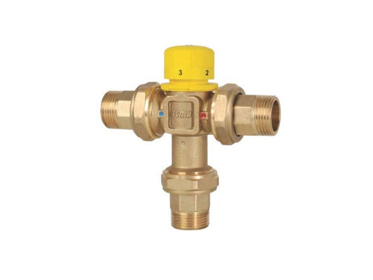 ICMA 1/2" TERMOSZTATIKUS KEVERŐSZELEP, KM, 30-60C, KVS:1,5  ARTS100