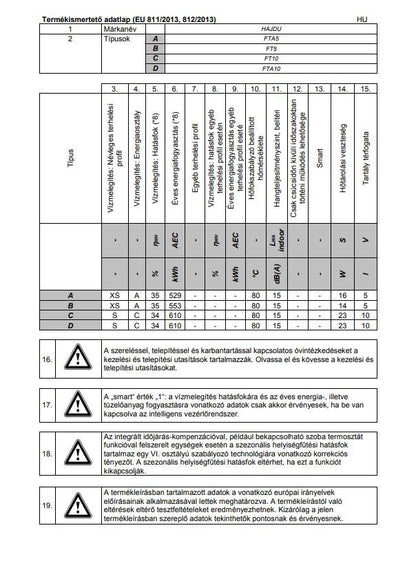 HAJDU FT 5, NYÍLT RENDSZERŰ VÍZMELEGÍTŐ, FELSŐS + CSAPTELEP