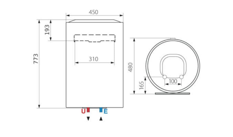 ARISTON  LYDOS R 80V EU VILLANYBOJLER