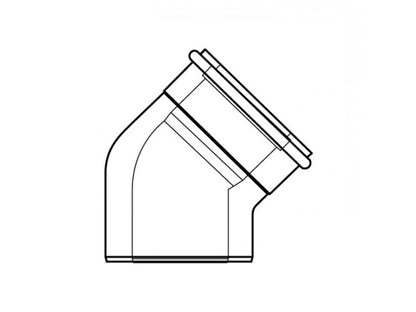 ALMEVA LIK KÖNYÖK IDOM  KONC. 45°  60/100   LIK-PPH/PPH