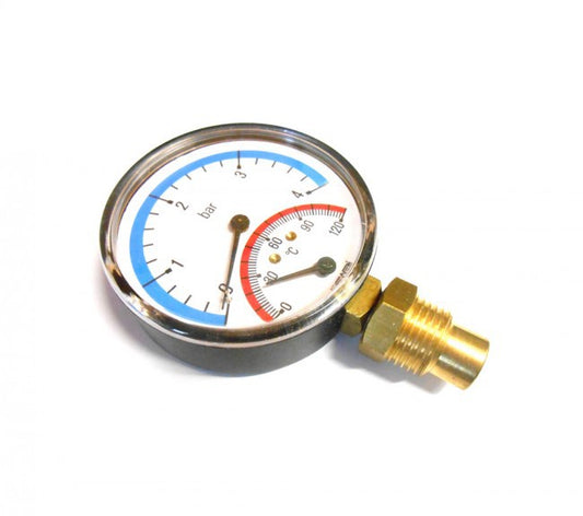 TERMOMANOMÉTER 4B 80MM 120°C ALSÓS CEWAL