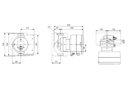 GRUNDFOS MAGNA3 25-80 HW